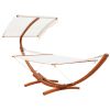 Arc Hammock 2-Person Outdoor with Canopy Stand, Extra Wide Backyard Swing Chair, Relaxing