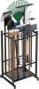 Garden Tool Organizer, Yard Tool Tower Rack for Garage Organization and Storage, Up to 35 Long-Handled Tools/Rakes/Brooms