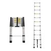 Telescoping Ladder 10.5FT, Telescopic Extension Ladder, Aluminum Alloy Folding Ladder Portable Multi-Purpose for Indoor Outdoor Work