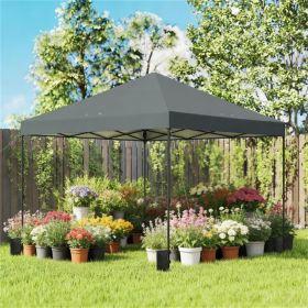 Pop up canopy, portable carport, pavilion, dark gray
