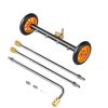 16" Pressure Washer Undercarriage Cleaner, Stainless Steel Surface Cleaner for Pressure Washer, 4000 Max PSI, Angle Adjustment Gear, 4 Spray Nozzles
