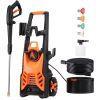 Electric Pressure Washer, Max 4500 PSI and 3.2 GPM, High Power Pressure Cleaning Machine with 4 Quick Connect Nozzles and a Foam Cannon