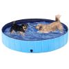 Foldable Pet Pool for Garden Yard, 4XL, Blue