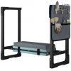 Garden Kneeler and Seat, Heavy Duty Foldable Gardening Stool with Thicker Soft Kneeling Pad, Extendable Steel Leg
