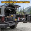Tailgate Storage Box Organizer with Concealed Table for Bronco 2021+