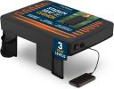 Alpcour Portable Heated Extra Thick Stadium Seat Cushion - 21x 15 Inch Bleacher Cushion with Side Pocket
