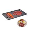 Non-Stick Family Pan Reversible Grill Griddle with Handles