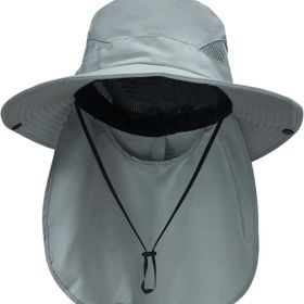 Sun Hats for Men Women with Neck Flap UPF 50+ UV Protection Wide Brim Bucket Hat Safari Hiking Fishing Hats