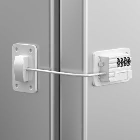 Refrigerator Lock, Heavy Duty Fridge Locks for Kids, Freezer Lock with Combination for Refrigerator Drawer Cabinet Safety