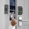 Fingerprint Child Proof Door Lock, Refrigerator Lock with Fingerprint & Door Locks for Kids safety, for Door Lock, Cabinet Locks and Window Locks