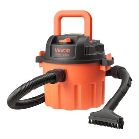 Shop Vac, 2.6 Gallon Dry Shop Vacuum, 2.5 Peak HP Portable with 800W Input Power, Various Nozzles, 1.25in Diameter x 4ft Hose, 9.2ft Cord for Hom