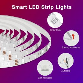 100 ft Smart WiFi Led Lights, Led Strip Lights Work with Alexa and Google Assistant