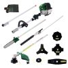 Multi-Functional 9-in-1 Gas Garden Tool – Pole Saw, Hedge Trimmer, Grass Trimmer & Brush Cutter, 38CC, EPA Compliant