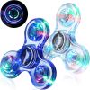 2Pack LED Light up Fidget Spinners for Kids, Sensory Fidget Toys for Kids Adults