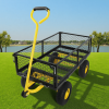 Wagon Cart Garden cart trucks make it easier to transport firewood