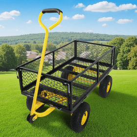 Wagon Cart Garden cart trucks make it easier to transport firewood