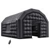 Inflatable Nightclub, 19.7 x 16.4 x 12 ft Inflatable Party Tent with 680W Blower & Sandbag, Ventilated Blow up Night Club with 2 Windows