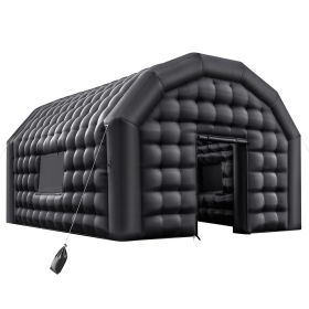 Inflatable Nightclub, 19.7 x 16.4 x 12 ft Inflatable Party Tent with 680W Blower & Sandbag, Ventilated Blow up Night Club with 2 Windows