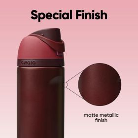 FreeSip Insulated Stainless Steel Water Bottle with Straw, BPA-Free Sports Water Bottle, Great for Travel