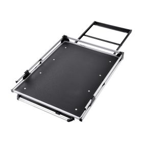Sliding Truck Bed Organizer, 75 x 48-Inch Heavy Duty Truck Bed Storage Drawer with 1000 lbs Capacity, Features 6 Movable Rings for Securing