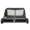 Tow Behind Lawn Sweeper, 44 in Pull Behind Lawn Sweeper, 25 cu. ft Large Capacity Leaf & Grass Collector