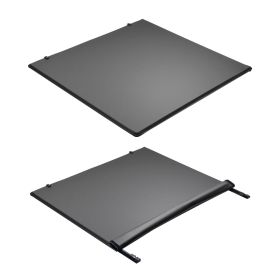 Soft Roll-Up Truck Bed Tonneau Cover, Compatible with 2017-2025 Honda Ridgeline, Fits 5 ft (5 ft 4 in/64 in) Bed