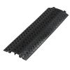 Drop Over Cable Cover, 17,500 lbs/Axle Load Capacity, Heavy Duty Cable Hose Protector Ramp, Floor Cord Cover, for High Walking Traffic Areas, Indoor