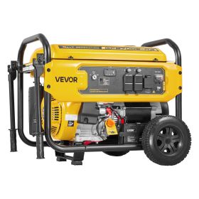 Portable Generator, 9625W Peak Watt Home Generator, Backup Generators for Home with Foldable Handle, Electric Start, Gas Powered, CO Sensor