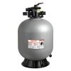 Sand Filter, 24-Inch, 65 GPM Above Inground Swimming Pool Sand Filter System, with 7-Way Multi-Port Valve, Backwash, Rinse, Recirculate, Waste, Winter