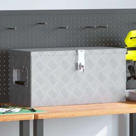 Aluminum Box 24.2"x10.4"x11.8" Silver