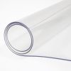 Plastic Table Cover, 42"x80"x0.08", Transparent PVC Table Protector, Rectangle Clear Desk Mat