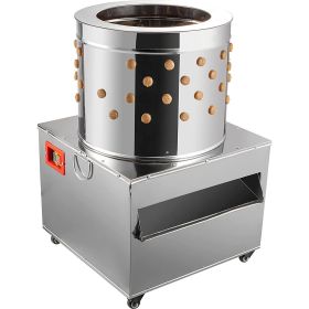 Turkey Chicken Plucker Plucking Machine Poultry De-Feather 50cm Stainless Steel