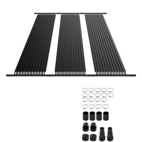 Solar Pool Heater, 4 x 24 ft HDPE Pool Heating System - Durable & Weather-Proof, with Complete Accessories