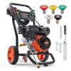 Gas Pressure Washer Powered Washers 3400PSI 2.6GPM 210cc 5Connect Nozzle