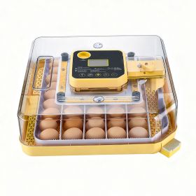 48 Egg Incubator, Automatic Egg Turner with LED Candler, Temperature Display & Auto Humidity Control, 360Â° View Clear Window