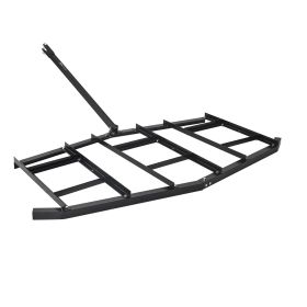 Drag Harrow, 84" Width Tow Behind Drag Harrow, Q235 Steel Driveway Grader with Adjustable Bars & Pin Hitch, Support up to 50 lbs