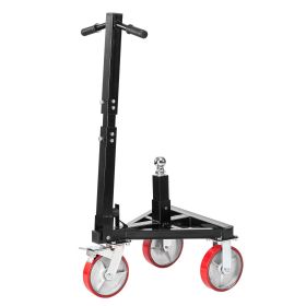 Trailer Dolly, 3500lbs Tongue Weight Capacity, 18 inch and 22 inch Height Adjustable Trailer Dolly, with 2 inch Hitch Ball, Adjustable Handle Length