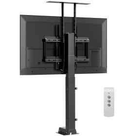 Motorized TV Lift Stand, 132 lbs max Load Adjustable TV Lift Stand Mount Bracket, Vertical Electric TV Bracket with Remote Control