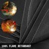 8 x 10 Ft Welding Blanket Black Fiberglass Blanket Portable Fiberglass Fire Retardant Blanket Welding Mat Welding Fireproof Thermal Resistant Insulati
