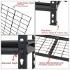 5-Tier Storage Shelf,72''H Heavy Duty Adjustable Garage Shelving Unit for Garage,Warehouse,2250 lb Load,36''W x 18''D x 72''H,Black