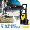 Electric Pressure Washer, 2000 PSI, Max. 1.76 GPM Power Washer with 30 ft Hose, 5 Quick Connect Nozzles, Foam Cannon, Portable to Clean Patios, Cars