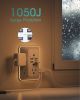 Surge Protector, Outlet Extender with Night Light, 5-Outlet Splitter and 4 USB Ports(1 USB C)