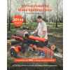 30 Tons Log Splitter, 306CC Engine, with 2" Ball Coupler, Auto Return, Vertical & Horizontal Mode