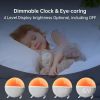 Large Digital Alarm Clock with Big LED Display - Dual Alarms, Adjustable Brightness & Nap Function for Bedroom, Office & Living Room