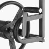 Wall Mounted Garden Hose Reel, Holds 125 ft 5/8-inch Hose, Heavy-Duty Water Hose Winder, Space-Saving Design