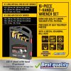 16pc Hex & Torx Wrench Set with T-Handle - Durable CR-V Steel, Rust-Resistant, Precision Fit for Auto, Bike, Motorcycle Repair