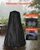 Chiminea, 22 Inch Outdoor Wood Burning Firepit, Iron Spherical Fireplace for BBQ & Warming, Wooden Fire Pit with Grill Mesh