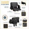 Alpcour Premium Reclining Stadium Seat for Bleachers with Back Support