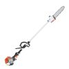 26CC 5-in-1 Multi-Functional Trimming Tools, Gas Hedge Trimmer, Weed Eater, String Trimmer, Edger, Pole Saw Chainsaw Pruner with Extension Pole