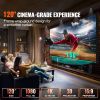 120" 16:9 Projector Screen Fixed Frame 4K HDTV Movie Theater 3D
